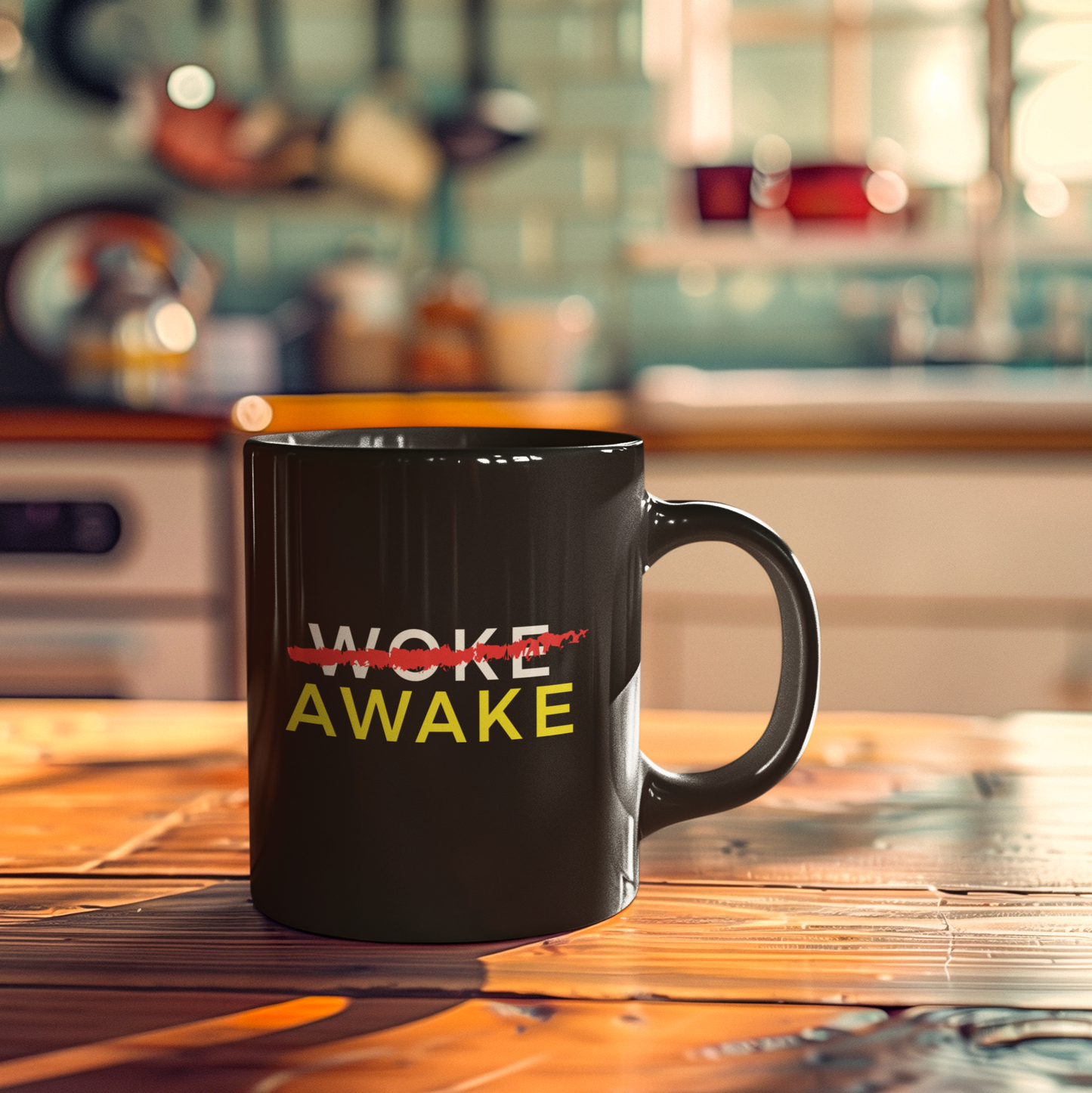 AWAKE Black Mug